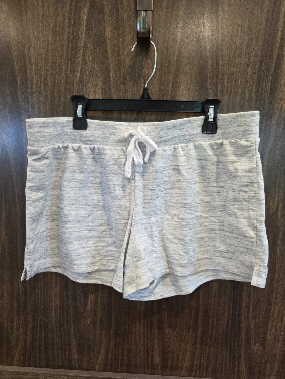 Sonoma Women Size Small Pajama Shorts Marled Gray With Drawstring